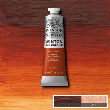 Winsor & Newton Winton Yağlı Boya 37 ml Burnt Sienna 074