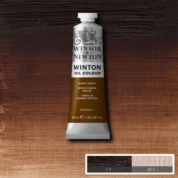 Winsor & Newton Winton Yağlı Boya 37 ml Burnt Umber 076