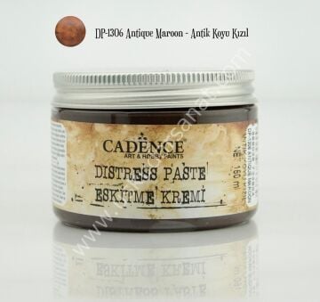 Cadence Distress Paste - Eskitme Kremi 150ml DP 1306 Antique Maroon Antik-Koyu Kızıl
