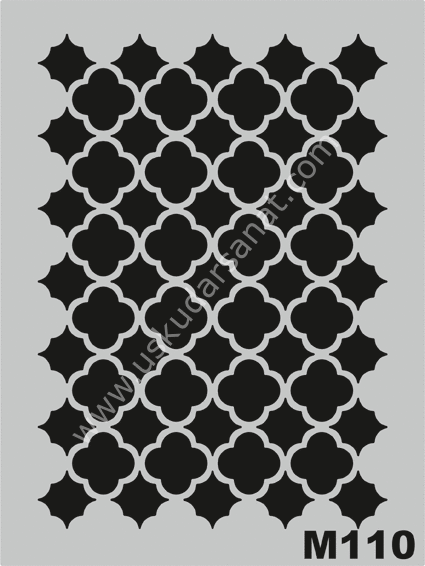 Mood Stencil Şablon 15X17 M110