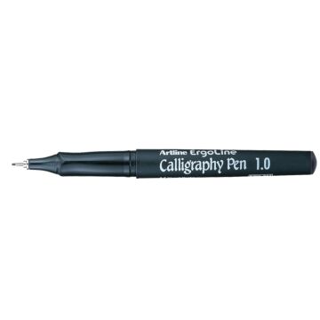 Artline Ergoline Kaligrafi Kalemi Düz Uç 1 mm Siyah Erg-241