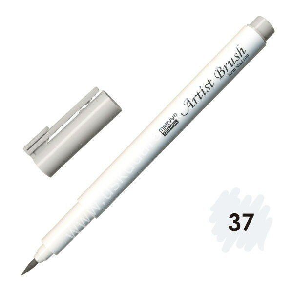 Marvy Artist Brush - Fırça Uçlu Kalem 1100 No:37 Lt. Cool Grey
