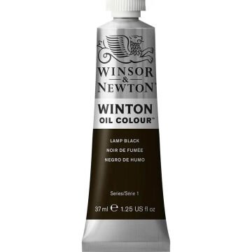 Winsor & Newton Winton Yağlı Boya 37 ml Lamp Black 337