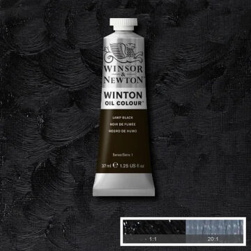 Winsor & Newton Winton Yağlı Boya 37 ml Lamp Black 337