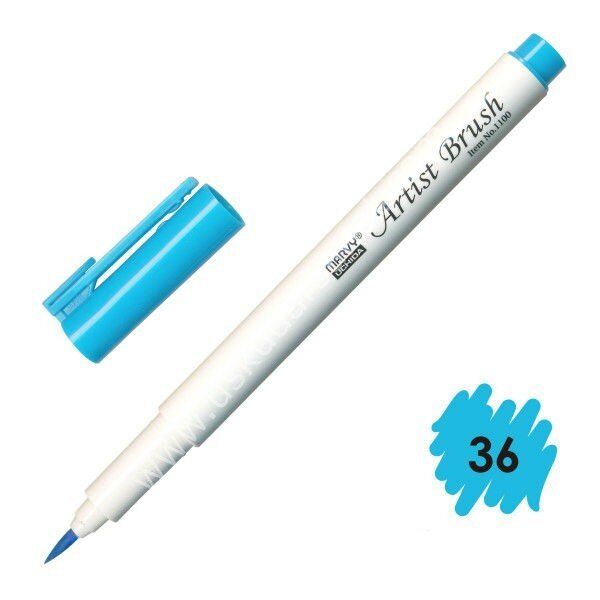 Marvy Artist Brush - Fırça Uçlu Kalem 1100 No:36 Manganese Blue