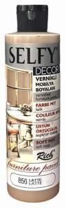 Rich Selfy Decor Vernikli Boya 240cc Latte 856