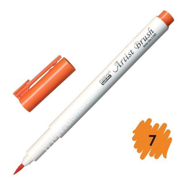 Marvy Artist Brush - Fırça Uçlu Kalem 1100 No:07 Orange