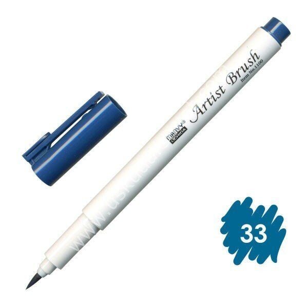 Marvy Artist Brush - Fırça Uçlu Kalem 1100 No:33 Oriental Blue