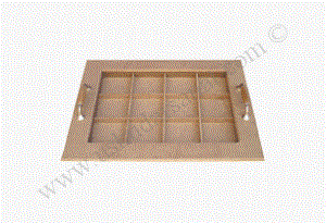 Mdf Ahşap Tepsi Bölmeli 710