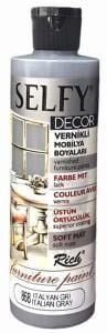 Rich Selfy Decor Vernikli Boya 240cc İtalyan Gri 868