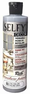 Rich Selfy Decor Vernikli Boya 240cc İtalyan Gri 868