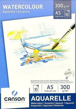 Canson Montval Suluboya Blok A5 10 yaprak 300gr