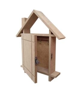 A9 Kapaklı Evli Anahtarlık Askılık Ahşap Obje