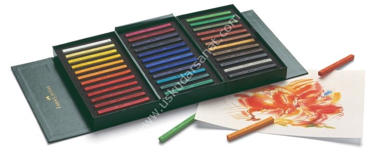 Faber Castell Polychromos Soft Toz Pastel Boya 36'lı Katlamalı Özel Set