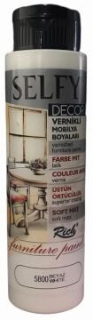 Rich Selfy Decor Vernikli Boya 500cc Beyaz 5800