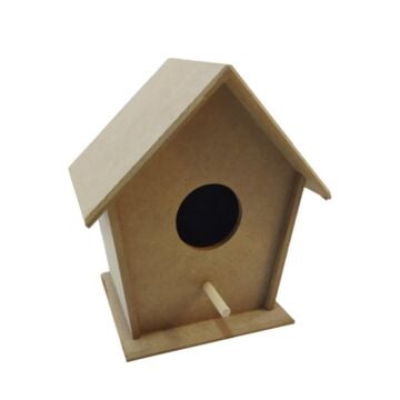 MDF Ahşap Kuş Yuvası - Evi 