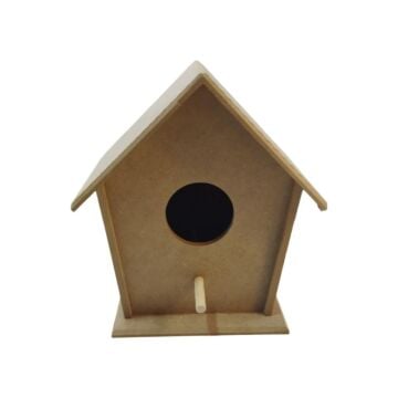MDF Ahşap Kuş Yuvası - Evi