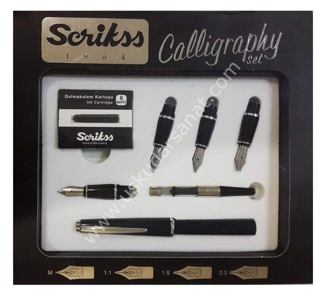 Scrikss 33 Kaligrafi Seti Lacivert