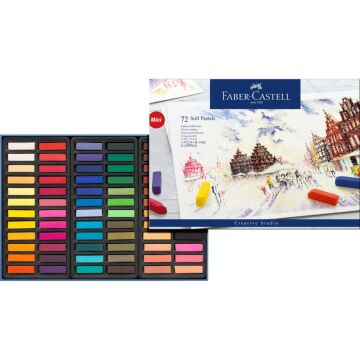 Faber Castell Creative Studio Mini Toz Pastel Boyal (Soft) 72 Renk