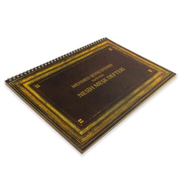 Karin Mehmet Şevki Efendi Nesih Harfleri Meşk Defteri