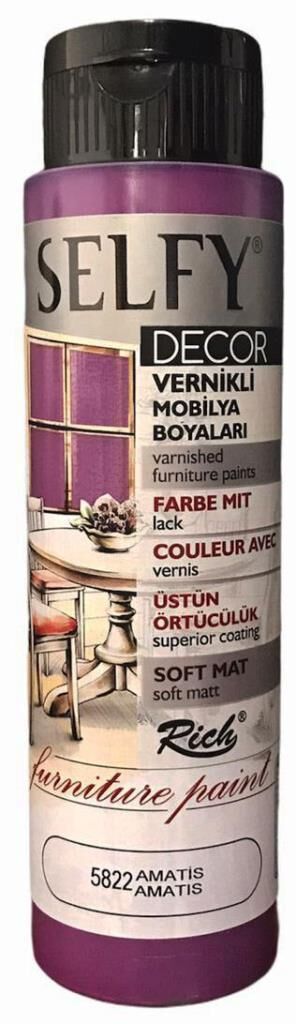 Rich Selfy Decor Vernikli Boya 500cc Amatis 5822