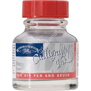 Winsor Newton Kaligrafi Mürekkebi Gümüş 1110617