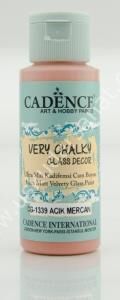 Cadence Very Chalky Ultra Mat Kadifemsi Cam Boyası 59 ml Açık Mercan 1339