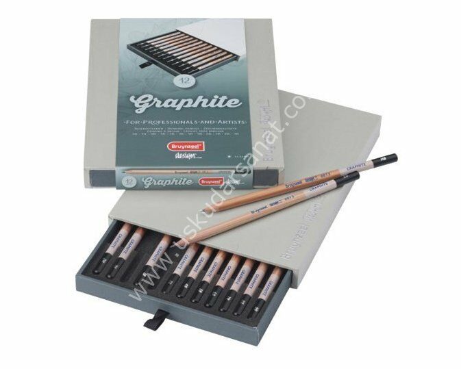 Bruynzeel Graphite Karakalem Seti 12li 8815H12
