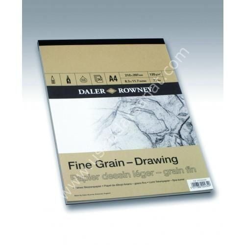 Daler Rowney Fine Grain-Drawing Eskiz Blok A4 120gr
