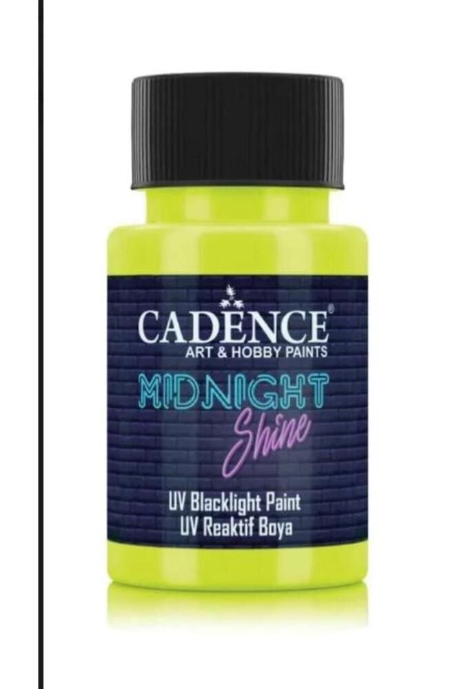 Cadence Midnight Shine UV Reaktif Boya MS-02 LİMON 50 ML