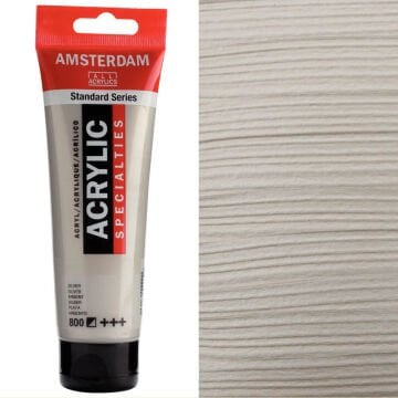 Amsterdam Standart Seri Metalik Akrilik Boya 120 ml Silver 800