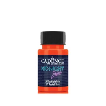 Cadence Midnight Shine UV Reaktif Boya MS-04 TURUNCU 50 ML