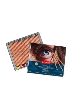 Derwent Lightfast Yağ Bazlı Kuru Boya Seti 24lü DW2302720