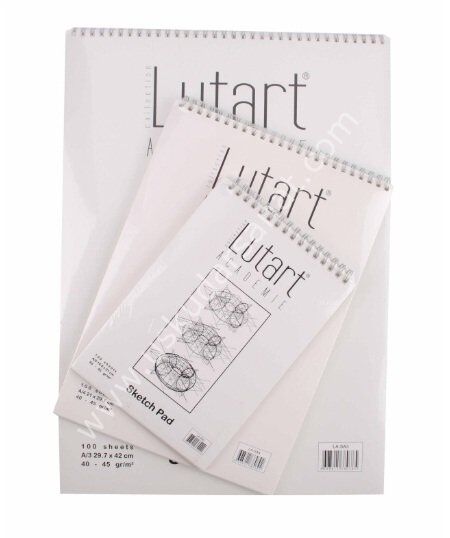 Lutart Eskiz Bloğu 40-45gr 100 Yaprak A3 LA-SA3