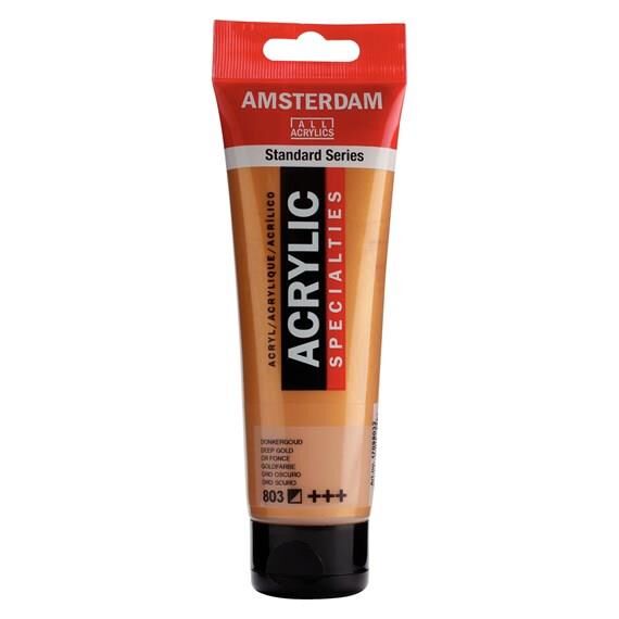 Amsterdam Standart Seri Metalik Akrilik Boya 120 ml Deep Gold 803