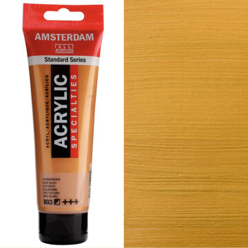 Amsterdam Standart Seri Metalik Akrilik Boya 120 ml Deep Gold 803