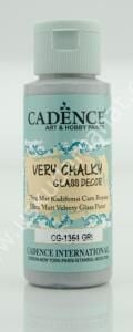 Cadence Very Chalky Ultra Mat Kadifemsi Cam Boyası 59 ml Gri 1364