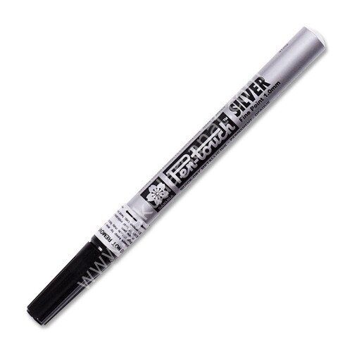Sakura Pen-touch Markör Fine Permanent Kalem Gümüş 1,0mm