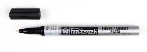 Sakura Pen-touch Markör Fine Permanent Kalem Gümüş 1,0mm
