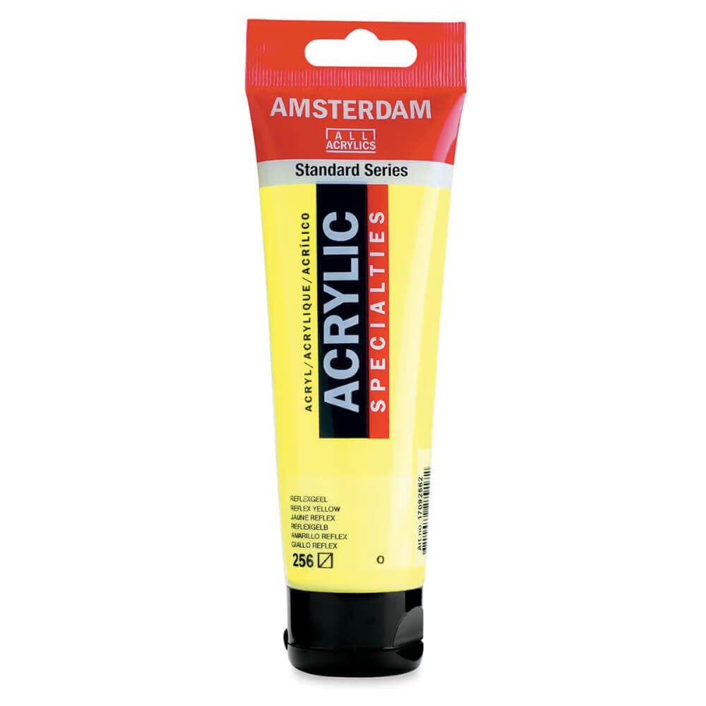 Amsterdam Standart Seri Fosforlu Akrilik Boya 120 ml Reflex Yellow 256