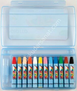 Giotto Big Rainbow - Yağlı Pastel 12 li Plastik Kutu