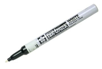Sakura Pen-touch Markör Fine Permanent Kalem Beyaz 1,0mm