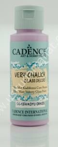 Cadence Very Chalky Glass Decor Cam Boyası 59ml 1374 Koyu Orkide-Dark Orchıd