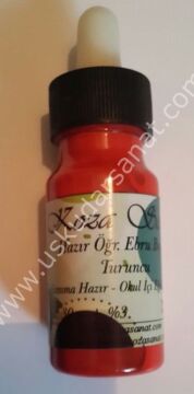 Koza Hazır Ebru Boyası 30cc Turuncu