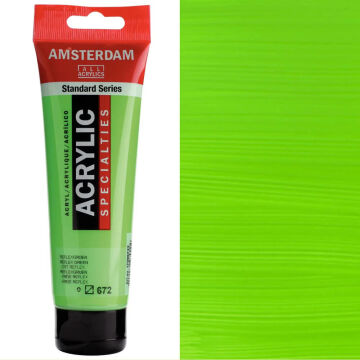 Amsterdam Standart Seri Fosforlu Akrilik Boya 120 ml Reflex Green 672