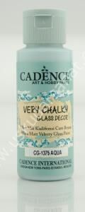 Cadence Very Chalky Ultra Mat Kadifemsi Cam Boyası 59 ml Aqua 1375