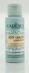 Cadence Very Chalky Glass Decor Cam Boyası 59ml 1376 Bahama Yeşil-Bahama Green