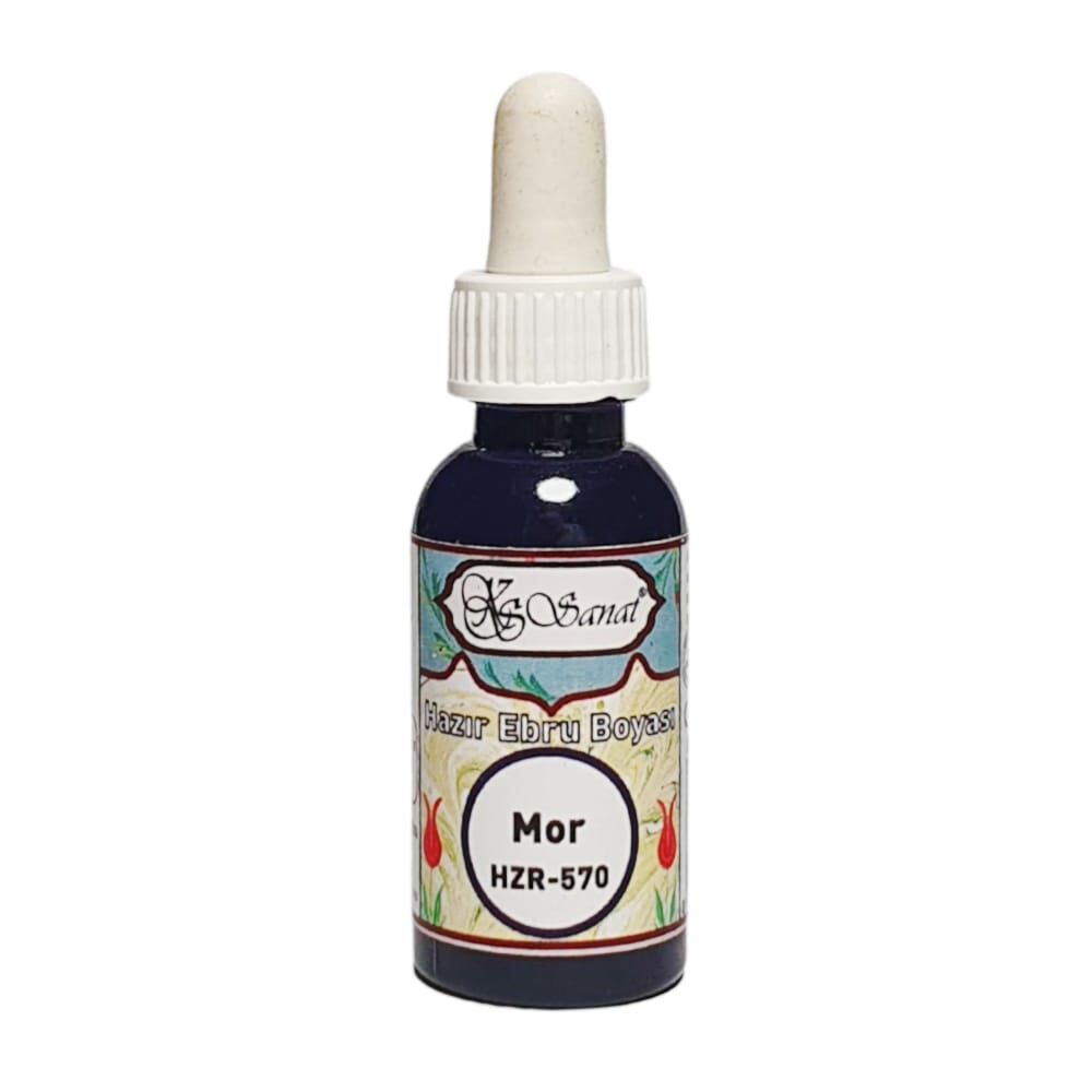 Koza Sanat Hazır Ebru Boyası 30 ml 570 Mor