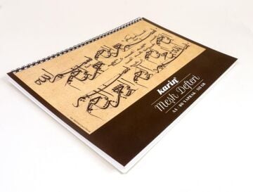 Meşk Defteri  - Hat Defteri Çizgisiz A4 115 Gr 80 Yaprak