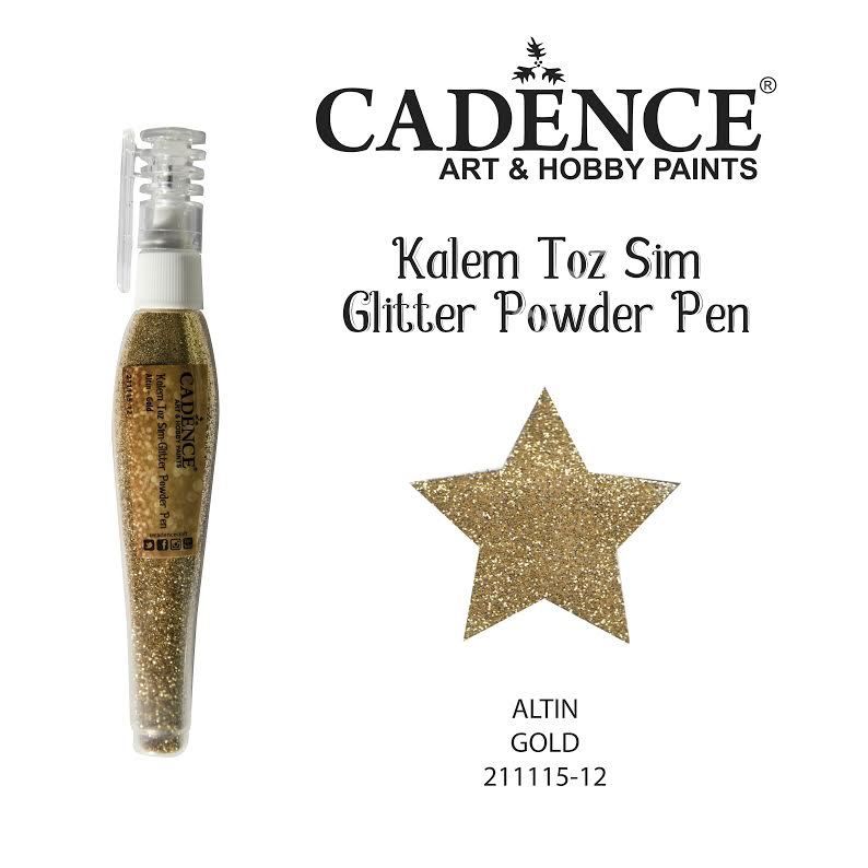 Cadence Kalem Toz Sim - Glitter Powder 10gr ALTIN-12